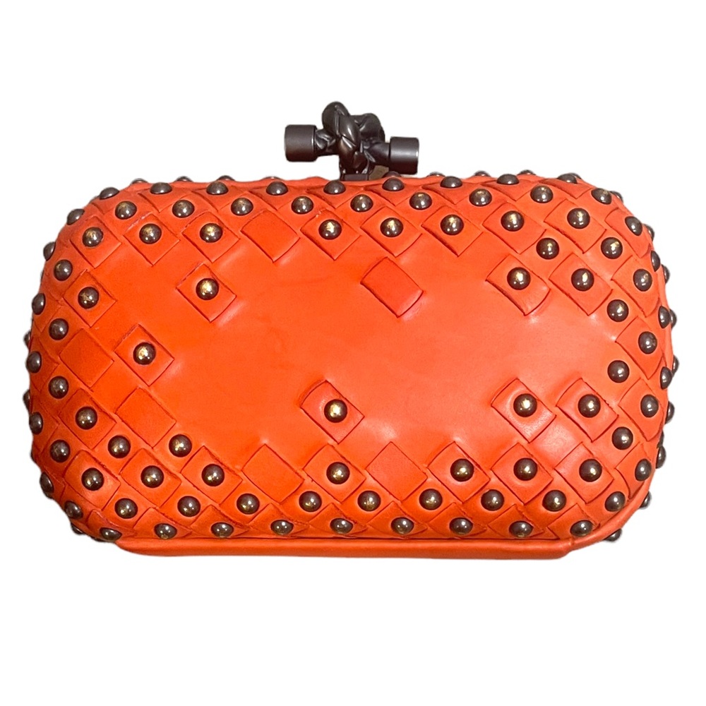 💎💎 HP 💎💎💎 Bottega Veneta Intrecciato Bruciato Knot Clutch - Picture 7 of 15